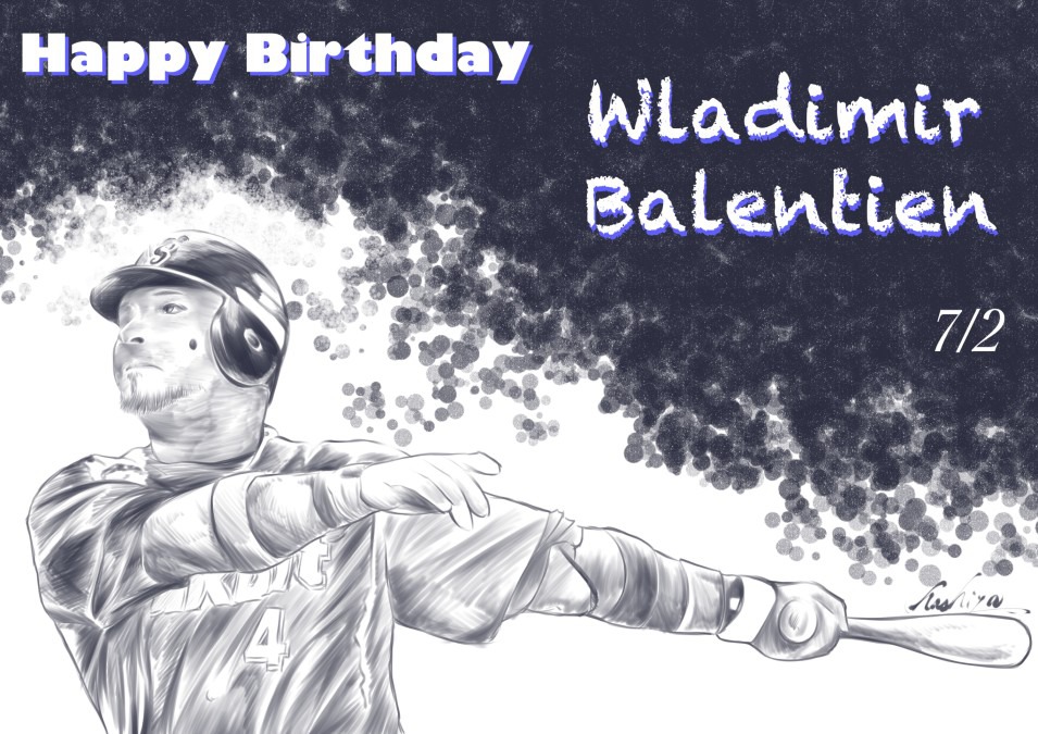 ヤクルトスワローズ・バレンティン選手　お誕生日おめでとうございます！