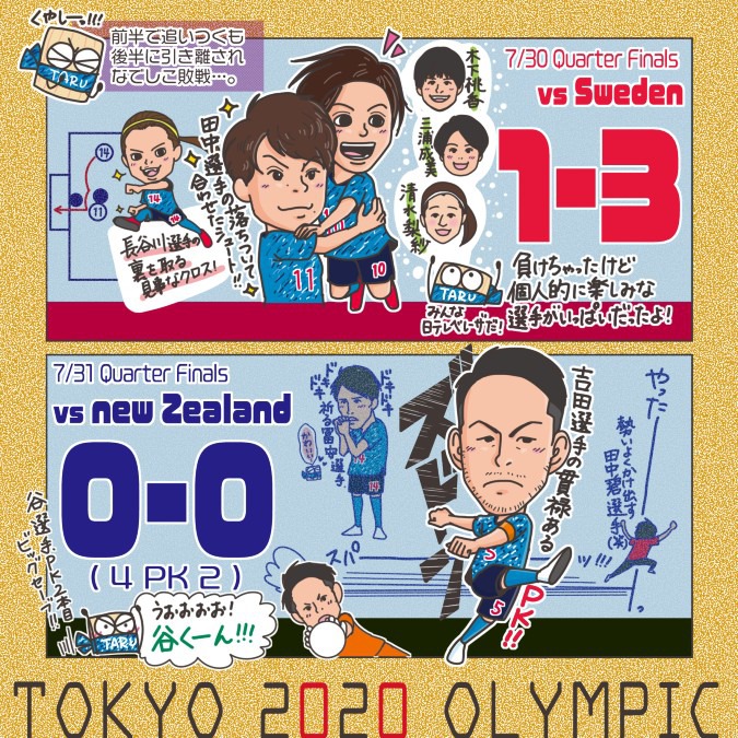 【TOKYO2020】サッカー準々決勝！